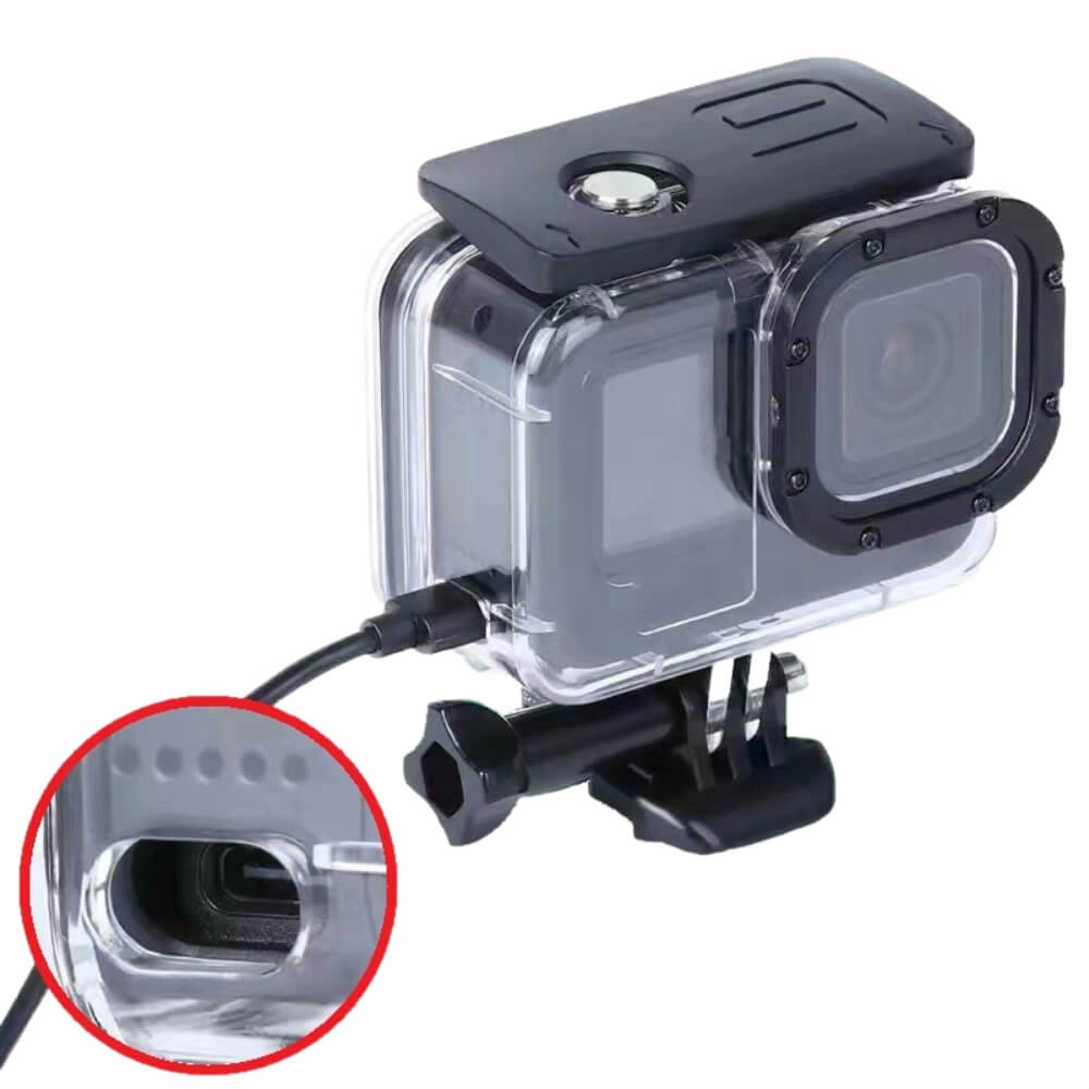 Case de Proteção com Abertura para GoPro 13 / 12 / 11 / 10 / 9 Black