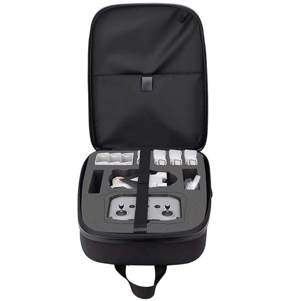 Mochila para Drone DJI Mini 3 Pro com Estrutura Rígida - Cor Preto