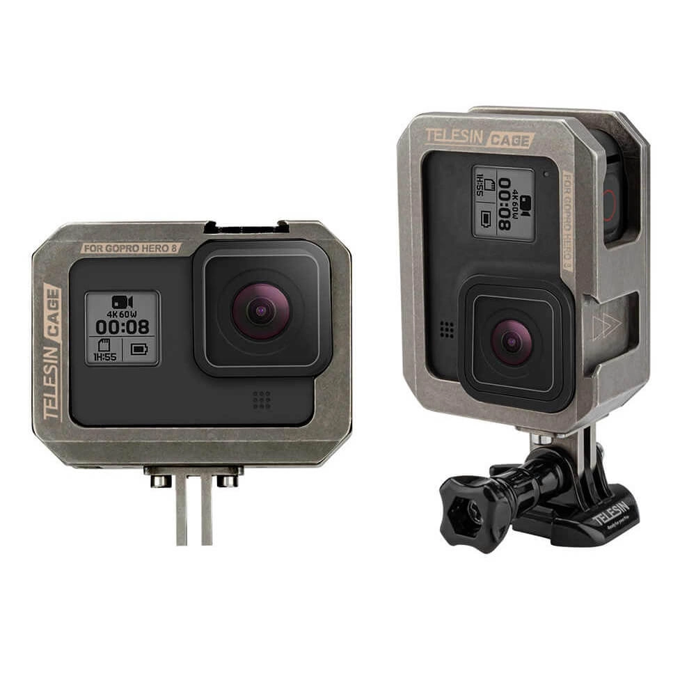 Suporte Frame para GoPro Hero 8 Black Horizontal ou Vertical Telesin