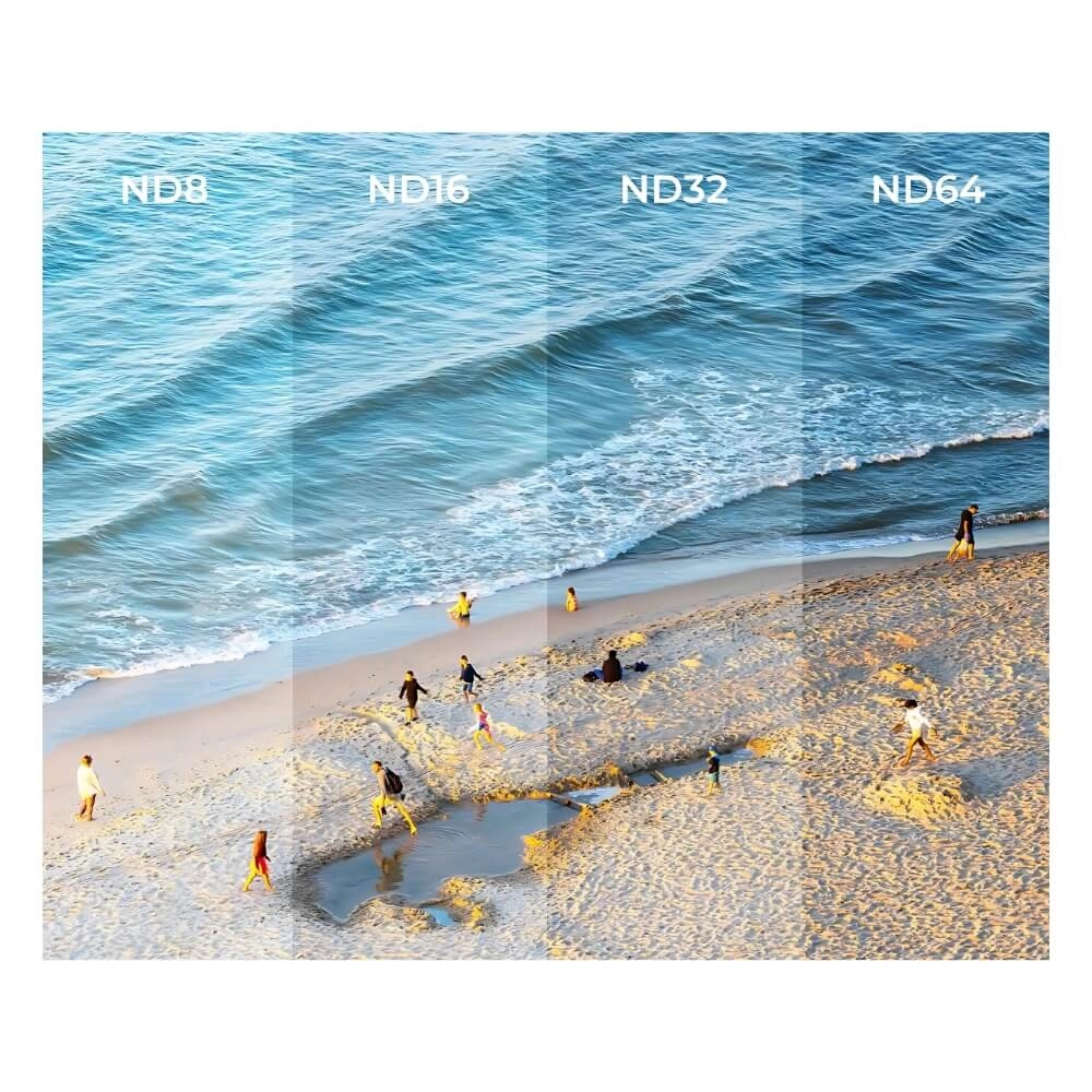 Kit de Filtros ND8/16/32/64 para Câmera DJI Osmo Action 5 Pro / 4 / 3 - Freewell