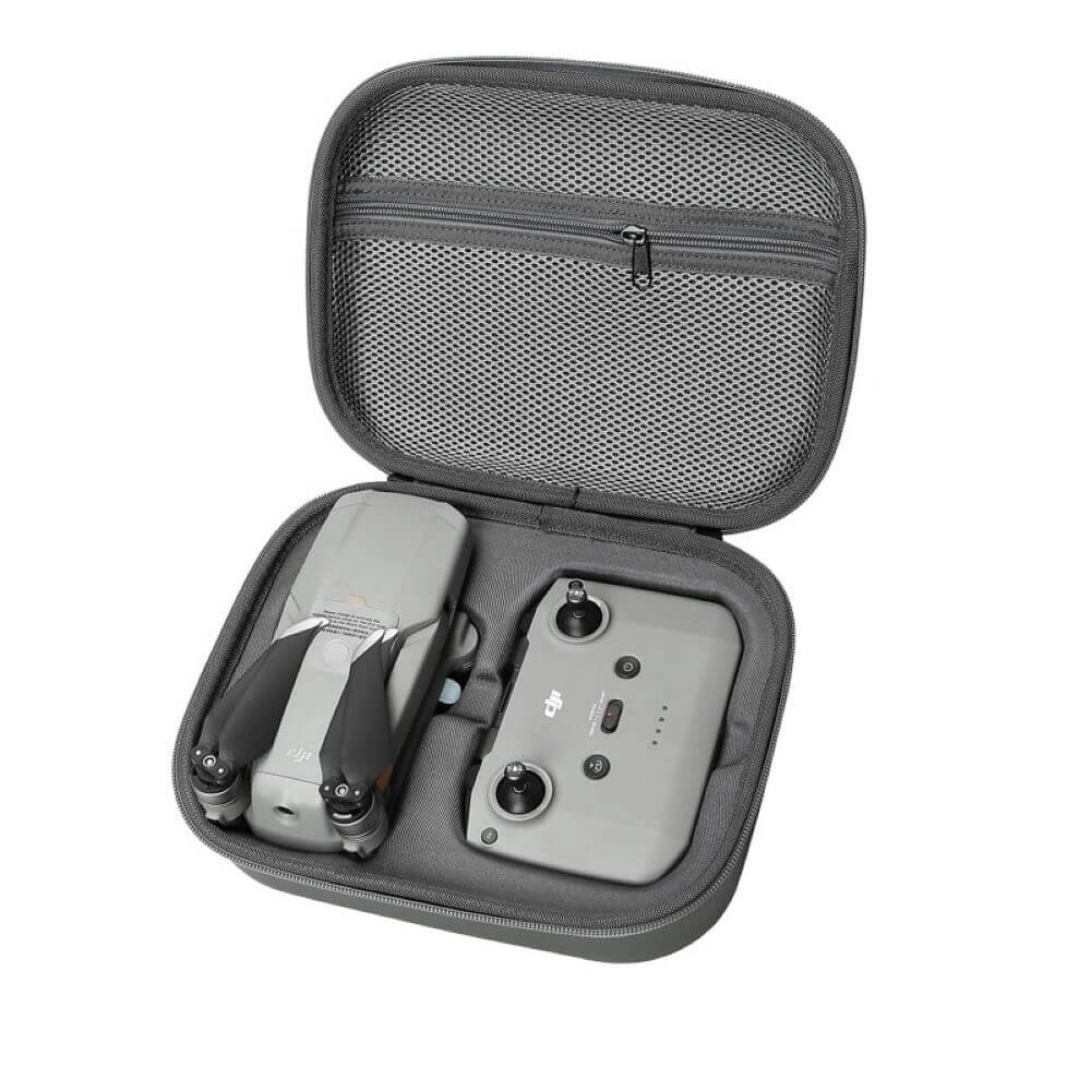 Mini Maleta para Drone DJI Mavic Air 2 / 2S e Controle - Cor Cinza