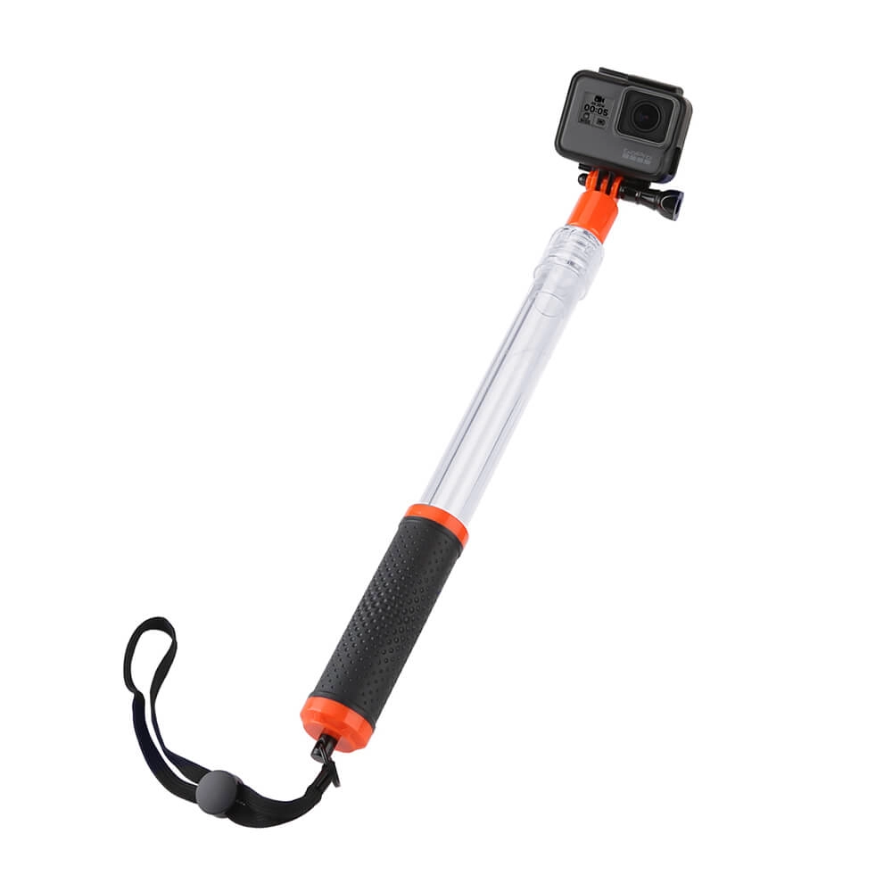 Bastão Flutuante Transparente para GoPro e Câmeras Similares - Telesin