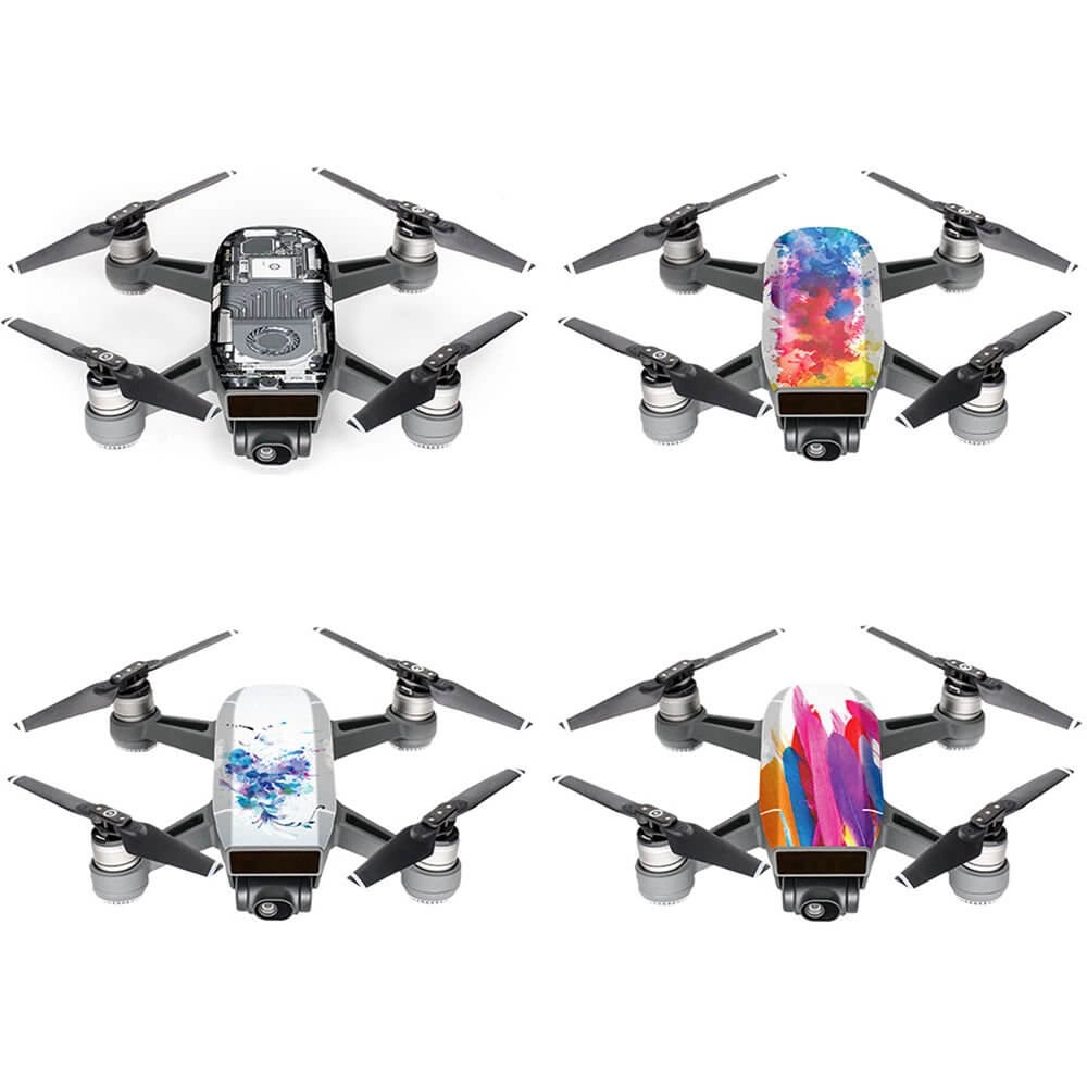 Conjunto com 4 Adesivos Decorativos Drone DJI Spark - Pgytech