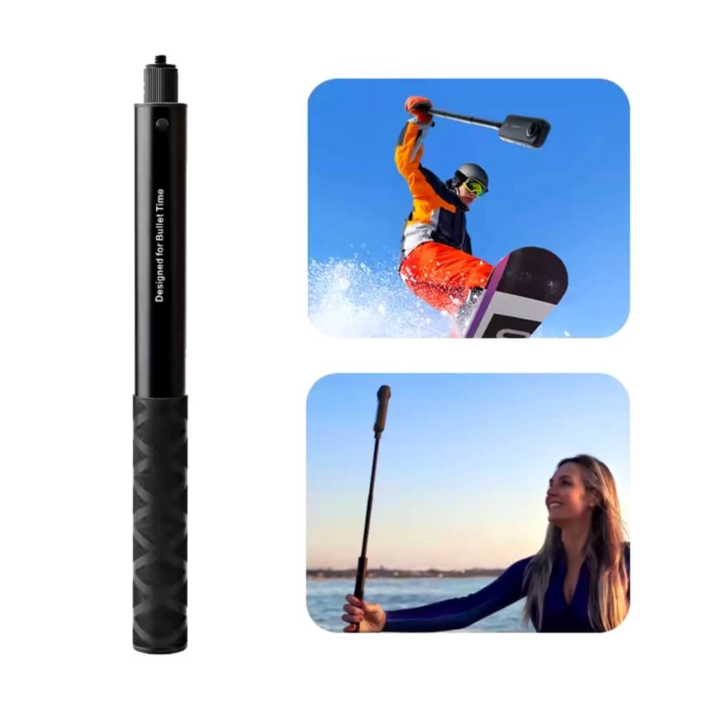 Bastão Extensor para Câmeras Insta360 X2 / X3 / X4 / X5 - FunPro 1,2m