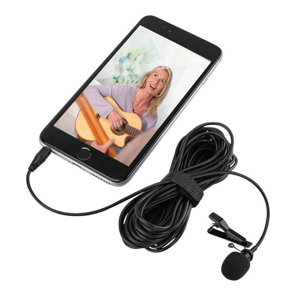 Microfone de Lapela para Celulares e Tablets - AriMic 6m