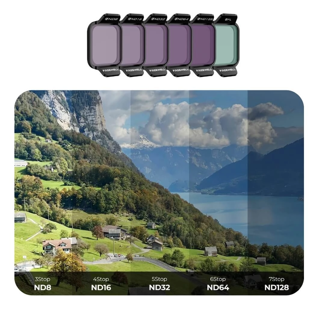 Kit de Filtros ND / PL para Drone DJI Flip - Freewell (Standard Day)