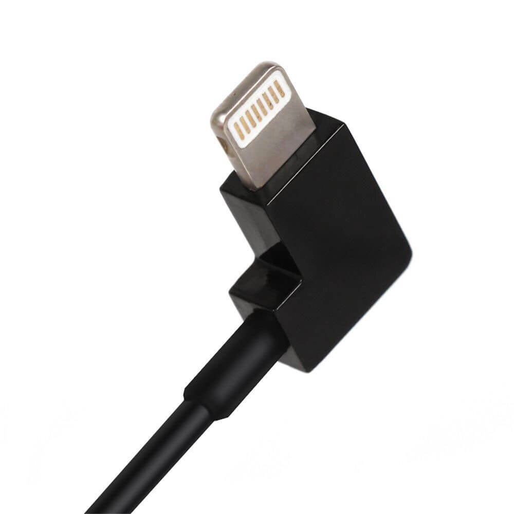 Cabo de Dados para Conexão do DJI Osmo Pocket / Pocket 2 em iPhone Lightning (1m)