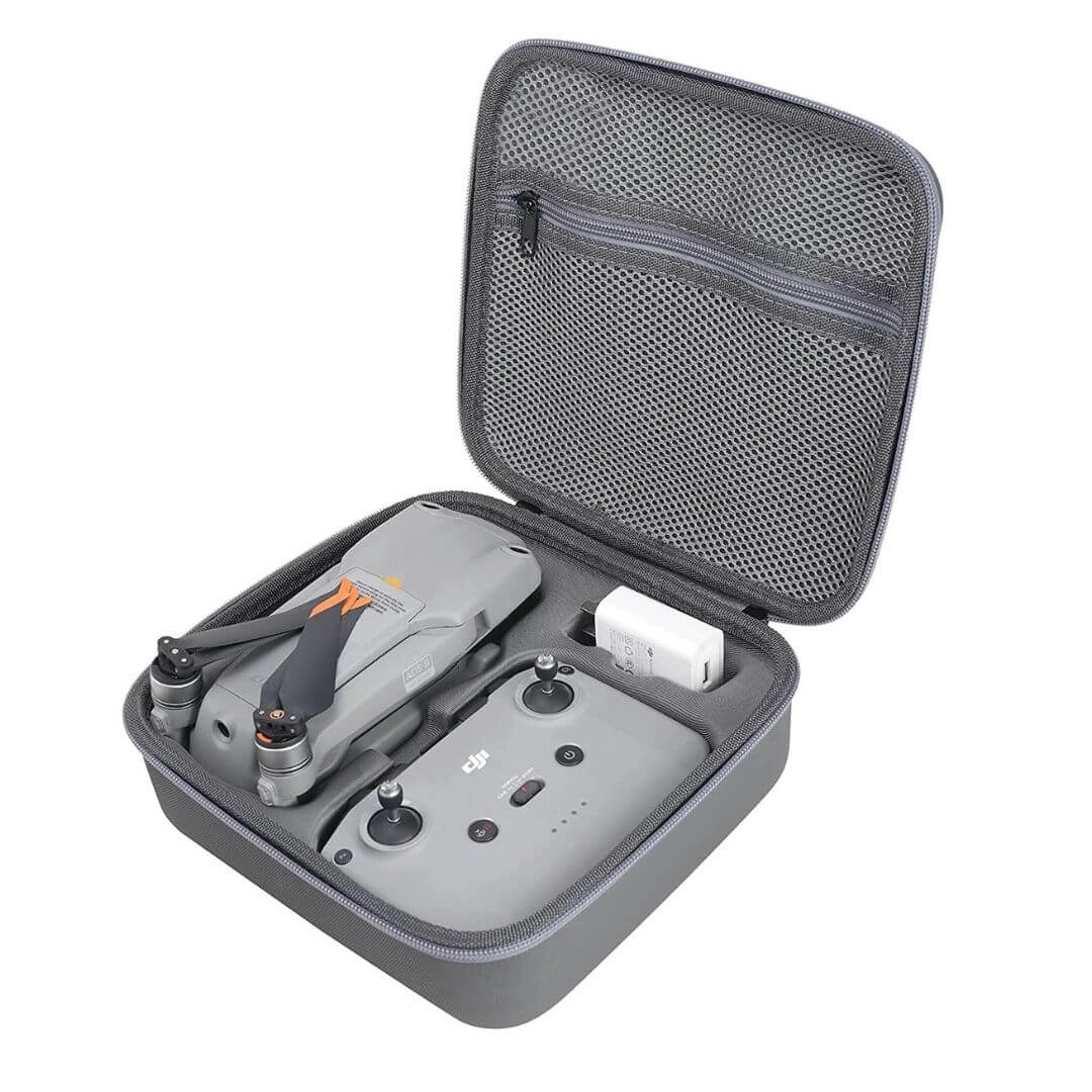 Mini Case para Drone DJI Mavic Air 2 / 2S e Controle - Cor Cinza