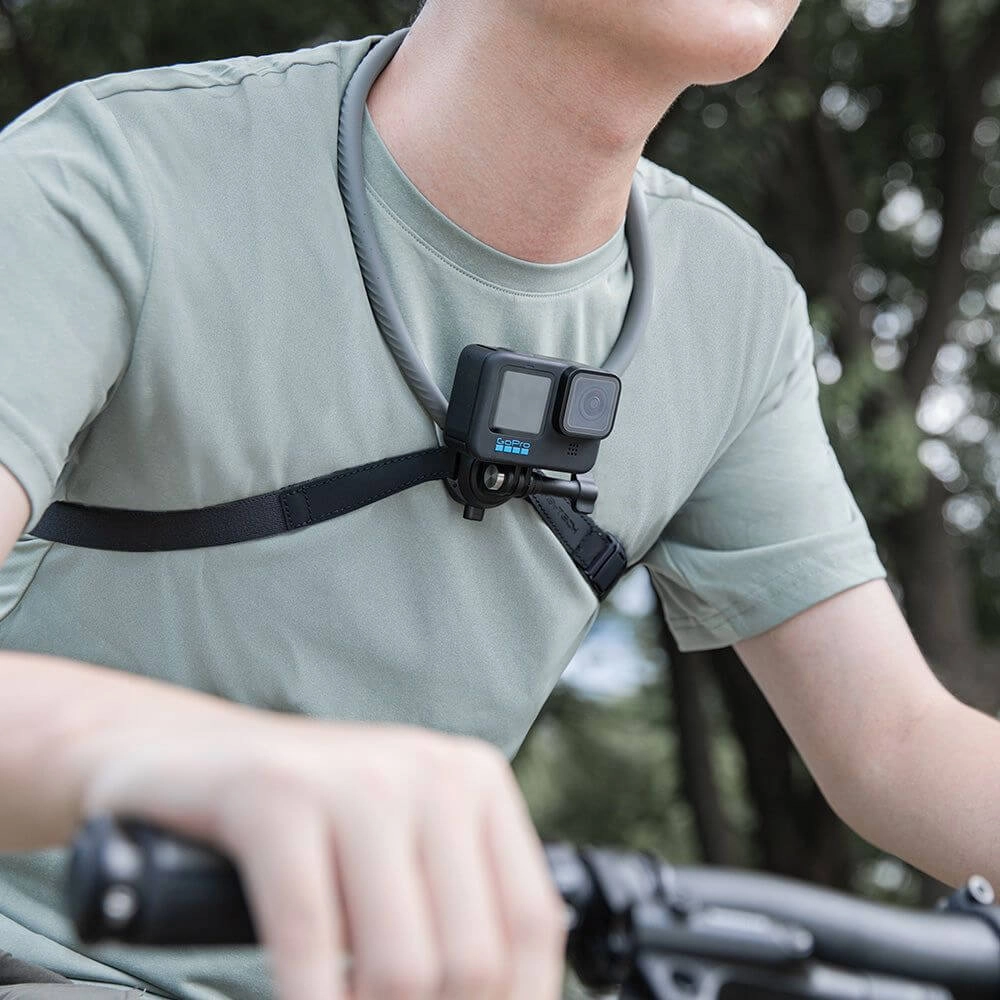 Alça de Pescoço com Suporte para GoPro e Celular - Pgytech