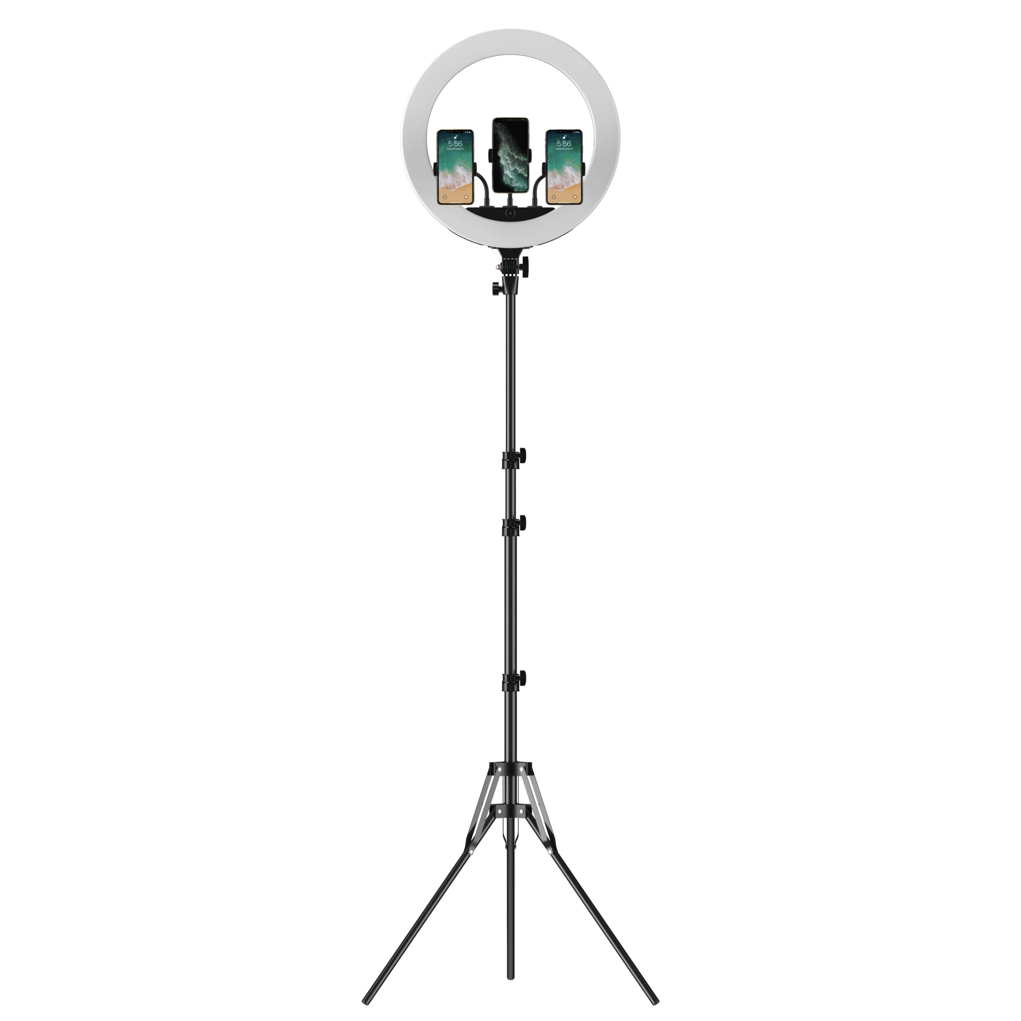 Iluminador Circular de Led Ring Light 45cm com Tripé de 2m - Apexel