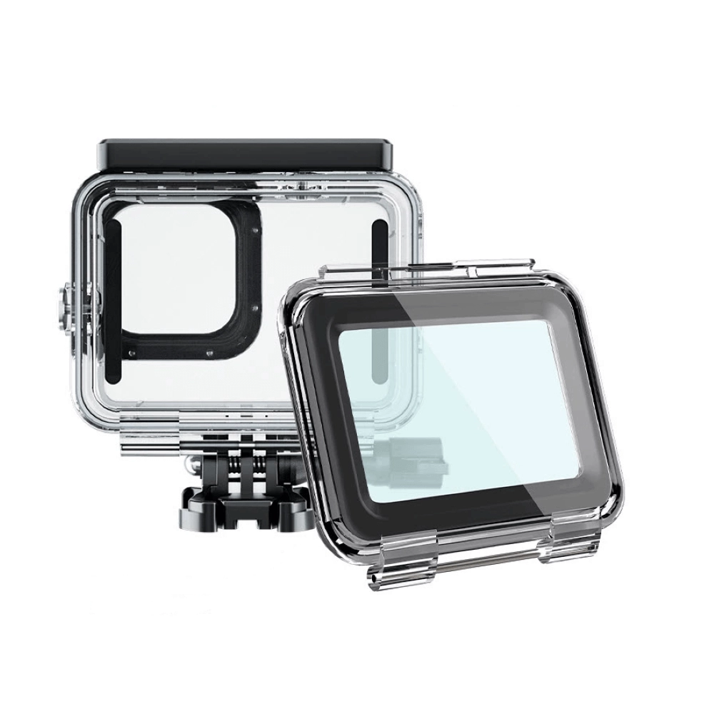 Caixa Estanque para GoPro Hero 13 / 12 / 11 / 10 / 9 Black com Tampa Traseira Extra