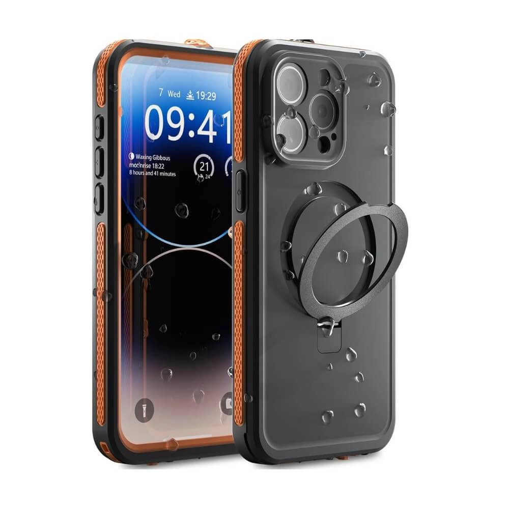 Capa Case à Prova D'água para IPhone 15 Pro - Telesin