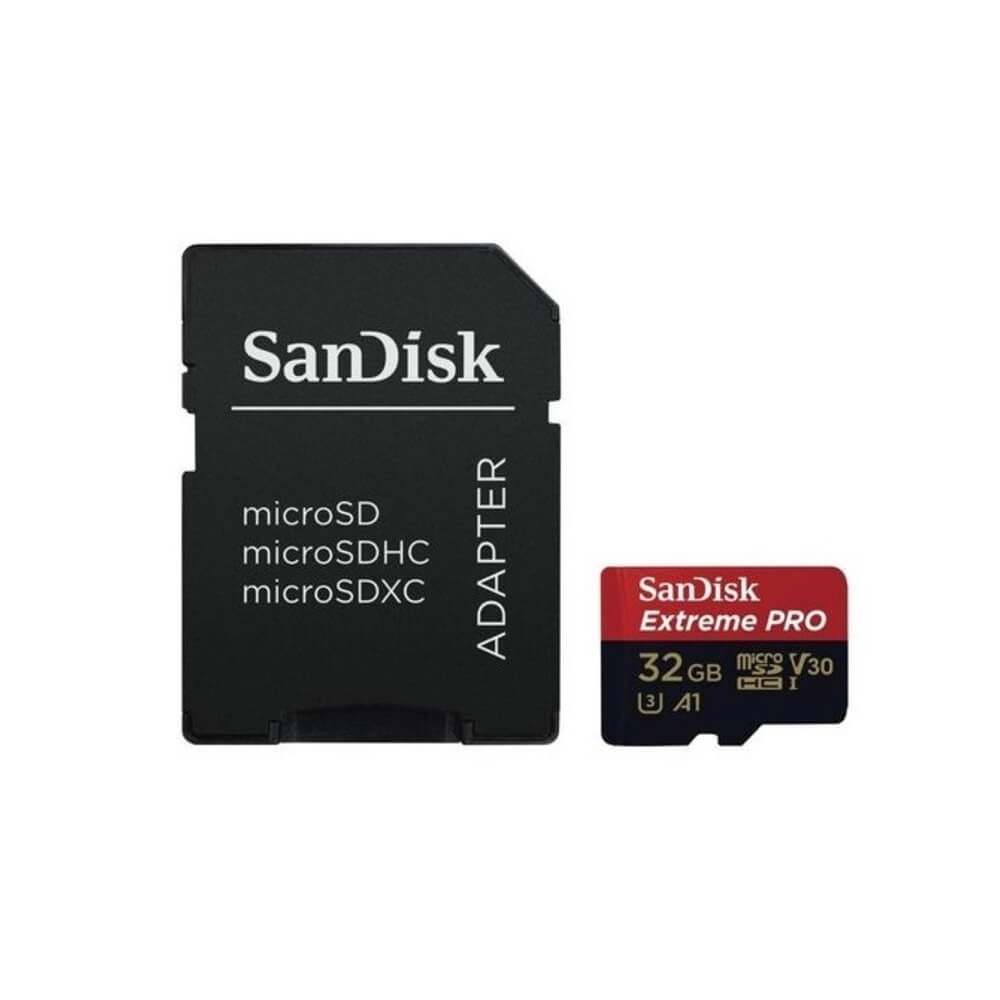 Cartão de Memória 32GB SanDisk Extreme Pro MicroSDXC 100Mb/s UHS-I V30 U3 A1