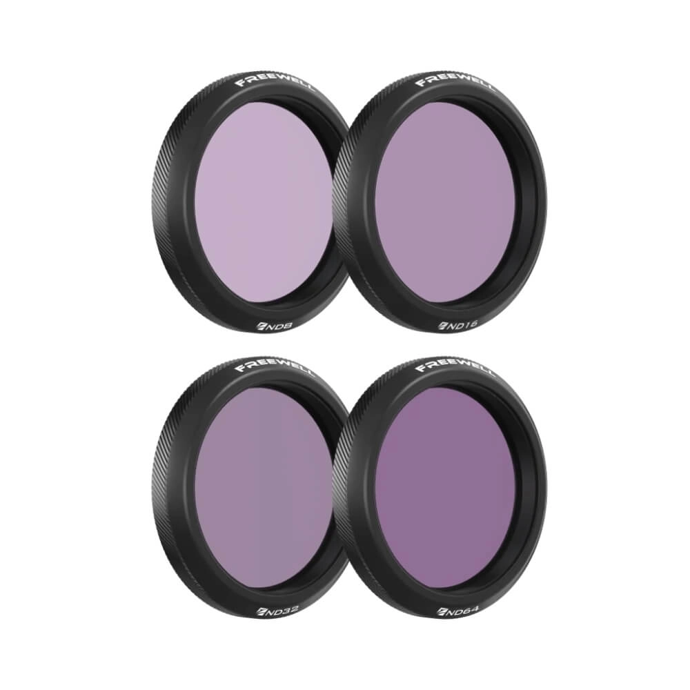Kit de Filtros ND8/16/32/64 para Câmera DJI Osmo Action 5 Pro / 4 / 3 - Freewell