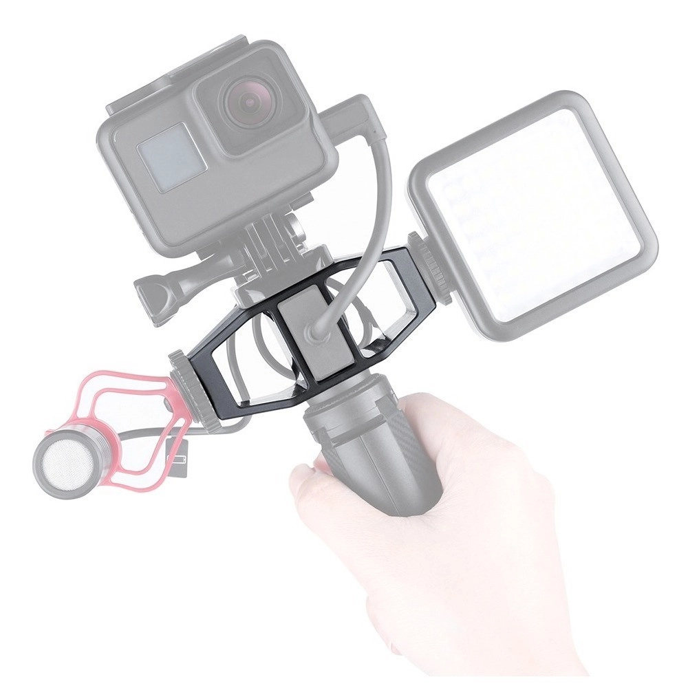Suporte de Montagem GoPro / Microfone / Iluminador Led - Vijim Vlog Mount