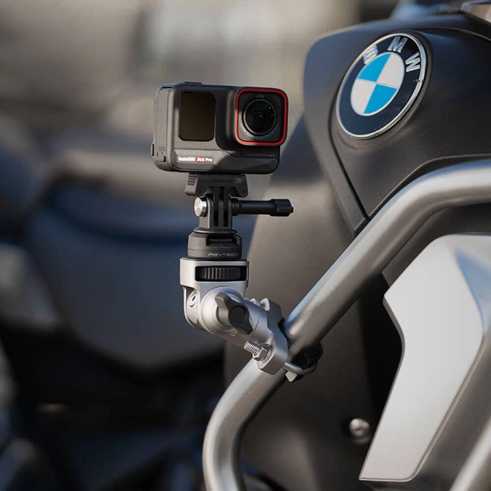 Suporte de Moto Guidão e Barras para Câmeras GoPro e Similares - Pgytech