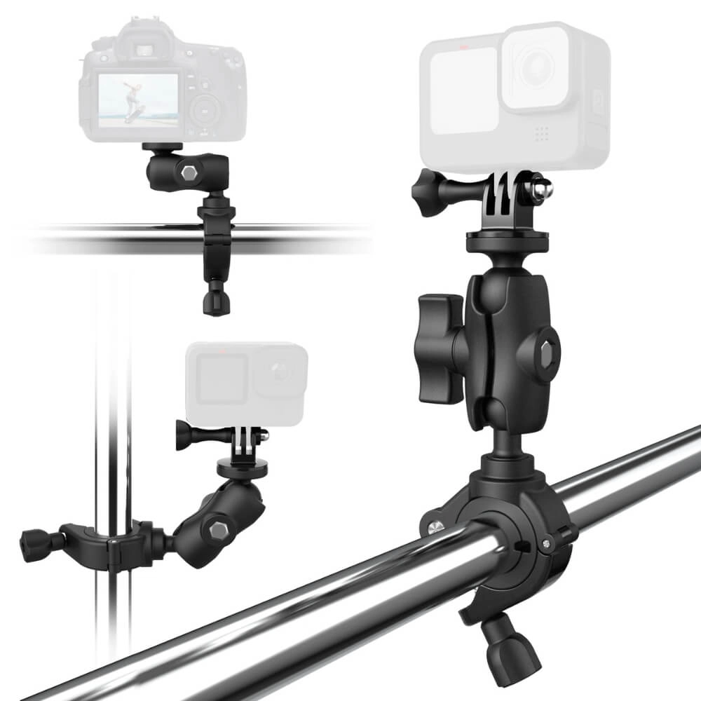 Suporte Guidão de Bike e Moto para GoPro e Câmeras Similares