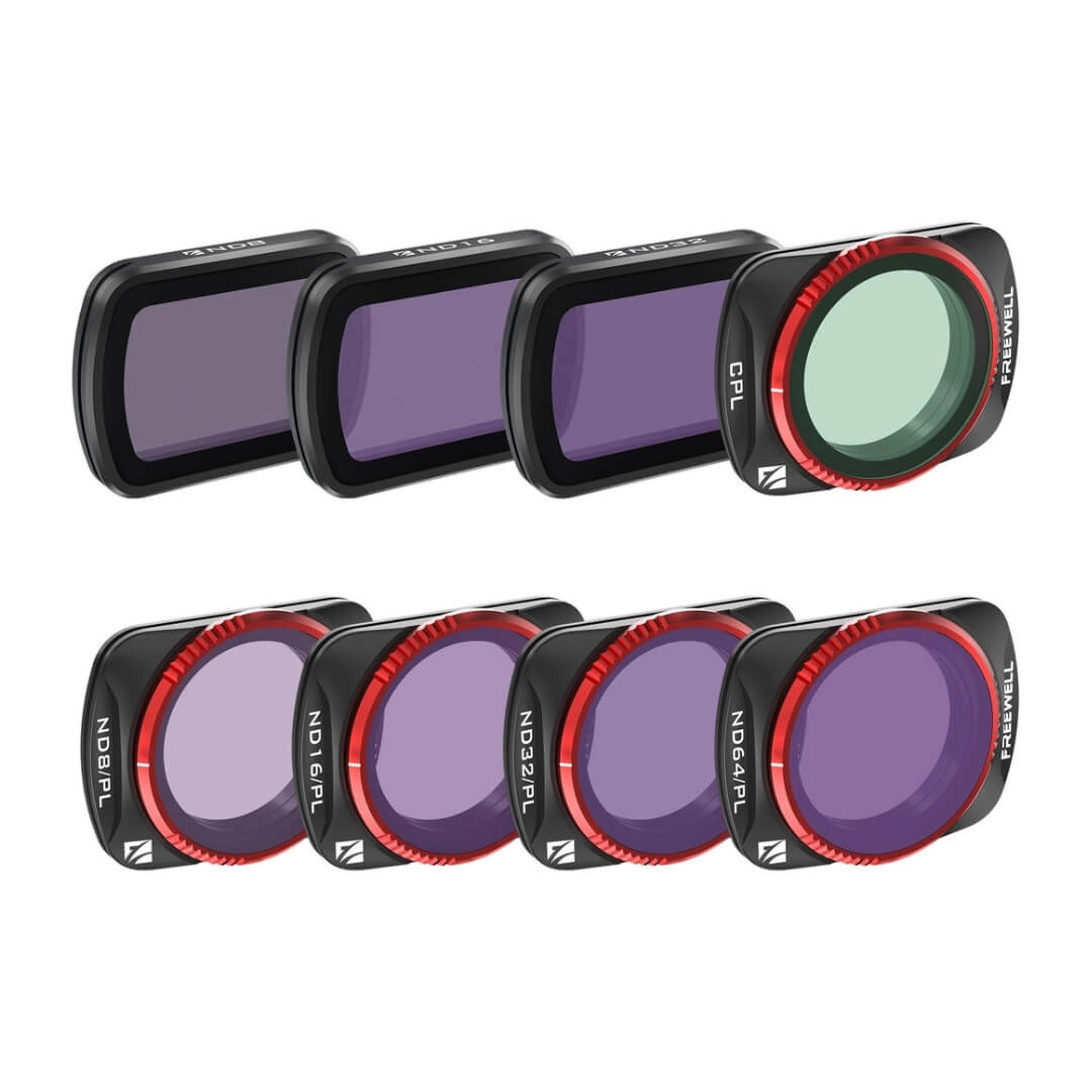 Kit de Filtros para Câmera DJI Osmo Pocket 3 - Freewell (All Day)