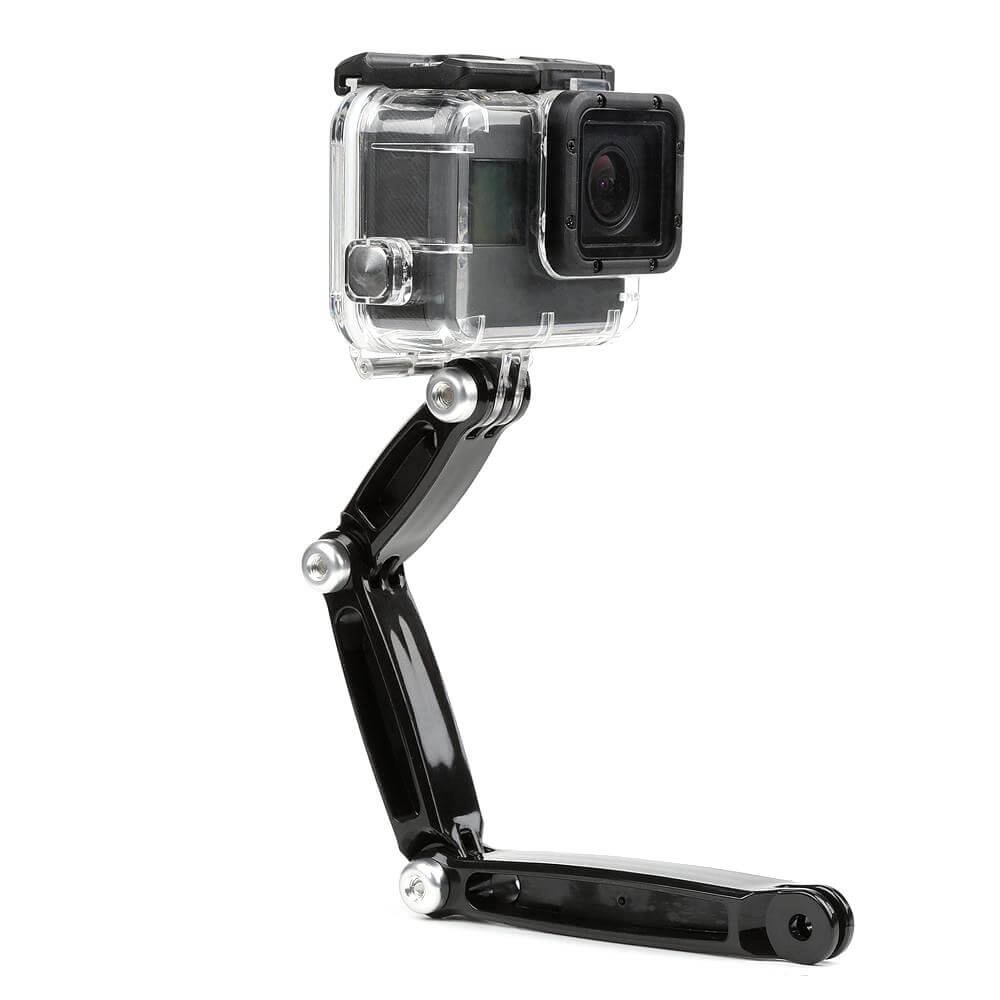 Suporte Extensor GoPro e Câmeras Similares Mesma Direção Linha Reta
