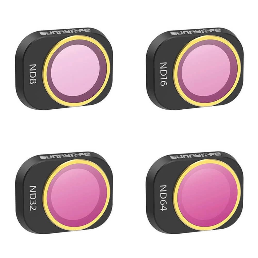 Kit de Filtros ND (8 / 16 / 32 / 64) para Drone DJI Mini 4 Pro - Sunnylife