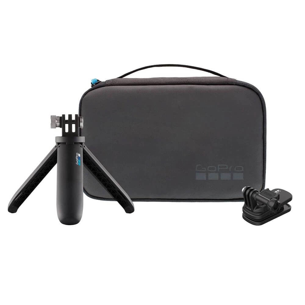 Kit Viagem GoPro 2.0 - Bastão Shorty + Clip Magnético + Estojo -  AKTTR-002