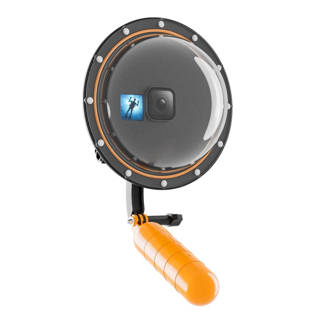 Dome para GoPro Hero 13 / 12 / 11 / 10 / 9 Black com Modo Selfie - Telesin