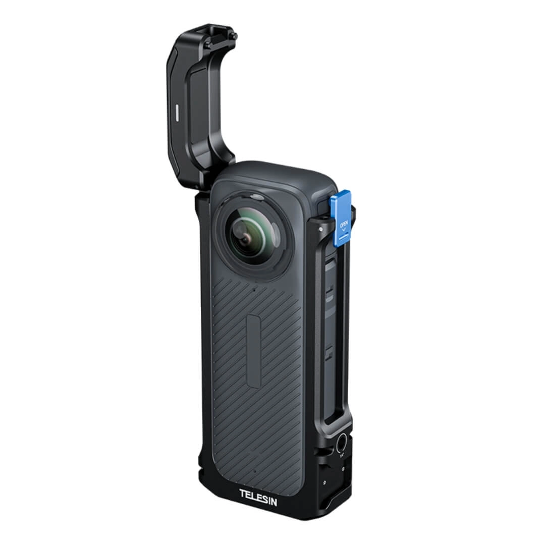 Suporte Frame em Alumínio para Insta360 X4 - Telesin