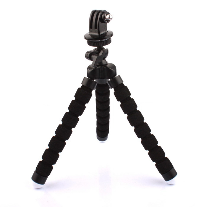 Mini Tripé Flexível Octopus Para GoPro e Câmeras Compactas