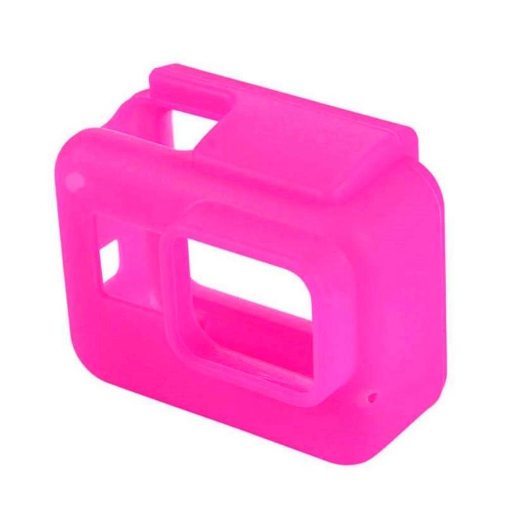 Capa Case Silicone GoPro Hero 7 6 5 Black Uso Com Frame de Montagem