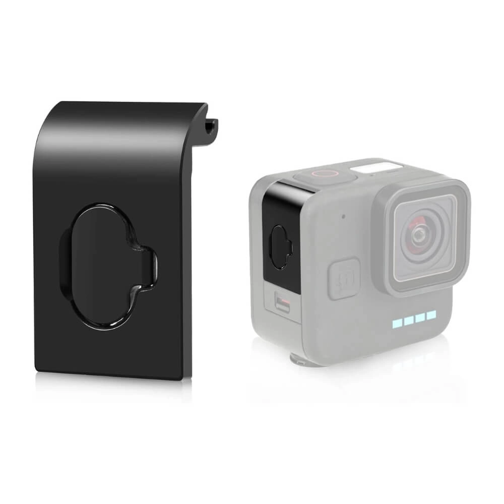 Porta Lateral em Alumínio com Abertura para GoPro Hero 11 Mini