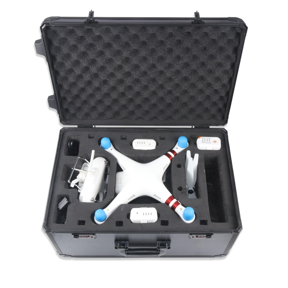 Mala de Viagem Drone DJI Phantom 4 e Phantom 3 com Rodinhas - Cor Preto