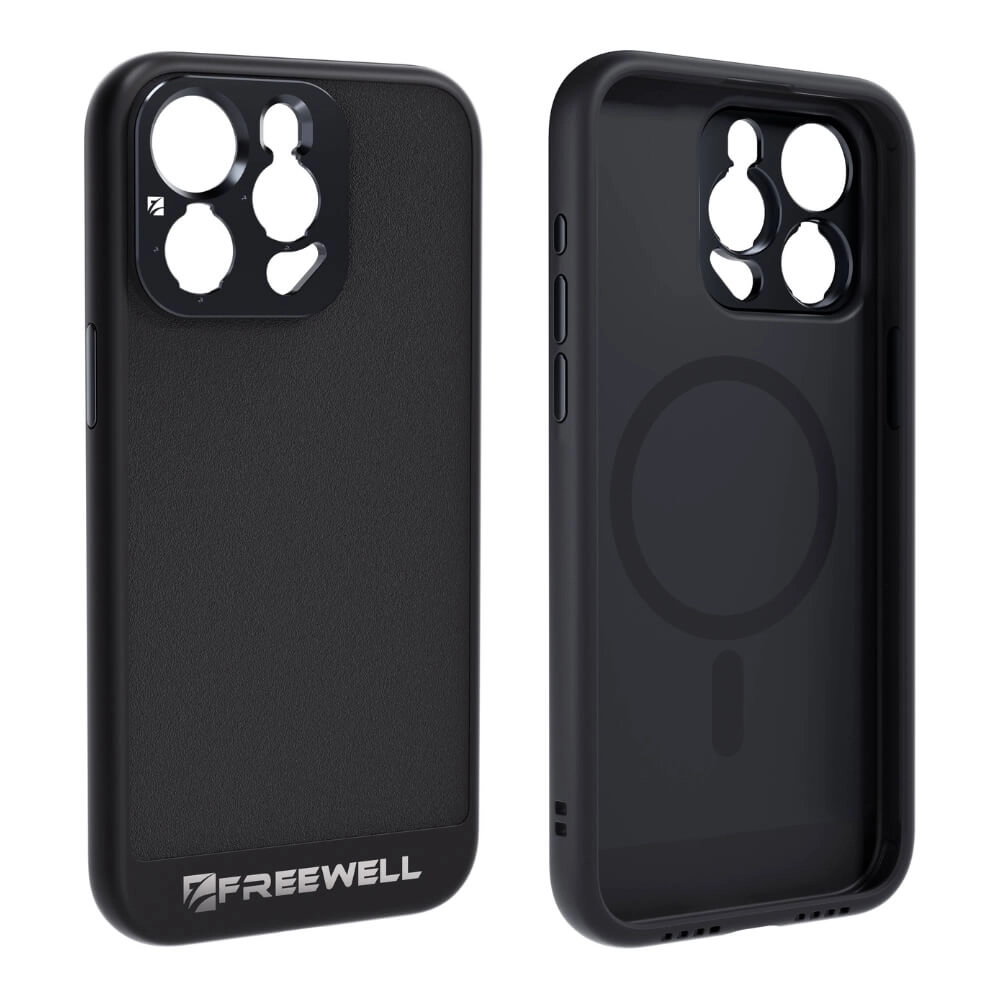 Capa Case Sherpa para iPhone 15 Pro com Encaixe para Filtros e Lentes - Freewell